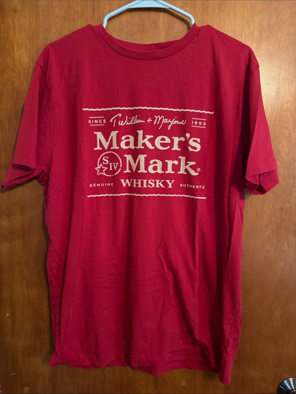 Maker’s Mark Bourbon Red Logo Short-Sleeve Men's T-Shirt